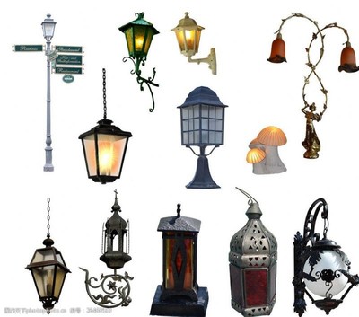 燈具分層素材圖片素材