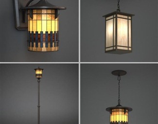 歐式燈具電器設備的3D模型 設計美學與實用性的完美融合