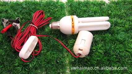 YUHAN 3U直流節能燈帶電池夾 太陽能 12VDC燈 綠色照明的便捷之選